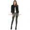 SJ408-01 New Arrival Notch Collars Women Coat Elegant Long Sleeves Winter Coat Woman