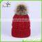 Custom Hot Sale Fashion Cute Funny Warm Woman Winter Party Fleece t Knitting Beanie Hat