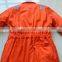 Customize high quality Orange heated coveralls fireproof coverall for men