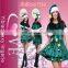Stylishly Sexy Christmas Snow Girl Costume Wholesale Christmas Santarina Costume Newest Design Cute Christmas Costumes