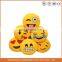 Custom factory wholesale cute cheap plush stuffed soft emoji pillows