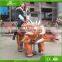 KAWAH Coin Operated Kids Ride Machine Life-size Robotic Dinosaur Rides