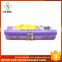 Factory cheap supply school stationery colorful printing rigid plastic pencil cases for wholesale