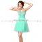 Wholesale Fashion Sweetheart Cocktail Dress Mini Sequins Lace-up Tulle Homecoming Dresses SD034
