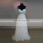 classic boho chiffon bohemian wedding dress with beads belt