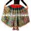 Tribal Ethnic Belly Dance Floral Skirt- Indian Old VINTAGE Gujarati Kutchi Skirt - Vintage Embroidered Multi Boho Banjara Skirts