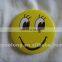 lovely smile face printable custom logo tin metal button badge with safety pin