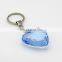 New Arrive Best quality Pure Blue Crystal gifts souvenirs crystal heart key