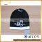 100% Acrylic Kintting beanies hats embroidered street style