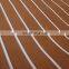 Melors Light Brown + White Color EVA Foam Marine Boat Flooring Faux Teak Sheet