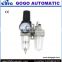 Pneumatic source treatment units filter+regulator lubricator AC2010-02 1/4 inch air filter SMC type AC series FRL Combination