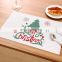 restaurant table mats felt dining christmas
