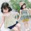 2020 girl clothing  new arrival sling floral two-piece foreign trade children's clothing