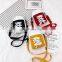 Street trend ins fire small bag female 2020 new Korean version of simple board shoes laces creative canvas phone bag