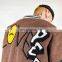 Baseball uniform jacket male Korean version ins trend badge flight jacket loose hip-hop jacket