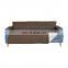 Home fashion dustproof durable conjoined reversible coffee and white thicken sofa cover