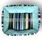 Dog Stripes Print Canvas Dog Bed Pet Memory Foam Pet Bed