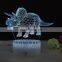 3D illusion Visual Night Light 7 Colors Change LED Desk Table Lamp Bedroom Home