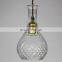 Best price vintage hanging wine bottle shape clear Glass chandelier pendant lamps