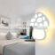 Luxury Mushroom Shape Acrylic Wall Light  Home Bedroom Bedside