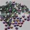 Wholesale light emerald flat back hotfix rhinestone crystals