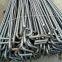 Pre-buried bolts for anticorrosion treatment of hot-dip galvanized steel bars