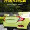 Factory price good fitting high quality auto accessories trunk spoiler wing trim fashion style