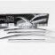 Chrome door visor side window deflector shade sun rain shield silver strips guard for Toyota Hilux vogo