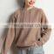 Women Fashion Cashmere Wool Ribbed Knit Casual Pullover Hoodie