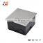 Stainless steel  Golden Conceal Multi-media electrical box floor socket outlet