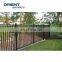 Top selling  Spear Type Powder Coated Decorative Modern Design  Metal Aluminum Garden Fencing