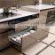 New black lacquer mdf kitchen overhead cabinet doors design