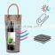 Wholesale Reusable Christmas Custom Logo Cooler Gift Picnic Wine Bottle Bag Handle