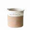 compete Price Customized Holder Artificial Green Woven Pot Cotton Rope Plant Basket