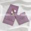 PandaSew Custom Logo Envelop Flap Luxury Quality Microfiber Jewelry Pouch with Band