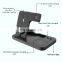 Multifunctional portable foldable 4 in 1 multifunctional wireless charger station