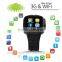 The best sale Bluetooth waterproof watch phone with GPS & Wifi and support SIM card for Q68 Smart Watch of 4.4 Android