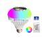 Hot-Selling Dimmable 2700K-6500K Music Speaker LED Smart Bulb with Remote E27 Light