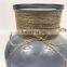 New Design Wholesale Home Decorative With Hemp Rope Decoration Normal Size Nordic Blue Flower Glass Vase
