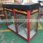 China Electric Commercial Popcorn Machine Production Line with Warming Showcase