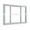 powder coating aluminum triple track inside grill glass sliding window with mosquito net