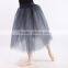 Ballet Half Long Tutus with 5 Colourful Layers, Performance Ballet Long Tutu (WE05011)