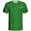 latest fashionable good quality polyester t-shirts with green color