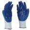 Nylon work Nitrile Gloves Polyester Shell Nitrile Coated Work Gloves