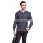 New Cable Knit Thick Men's Cashmere Sweater V-Neck Winter O.E.M. Service Solid Pattern Anti-Pilling Feature