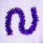 Factory-Supplied 2m Thick Stripe Tinsel Garlands - Three-Layer for Weddings & Christmas Decor
