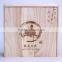 Factory Price Packing Custom Wooden Tea Box, Natural Wooden Box With Drawer