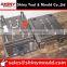 4 cavities plastic flip top cap mould