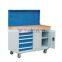 metal storage cabinet with bins
