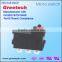 Waterproof micro switch limit switch with lever and right side balck grey wire leads microswitch